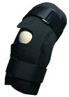 Soutien orthopédique articulé de genou d'enveloppe d'accolades de confort de jambe de droite à gauche