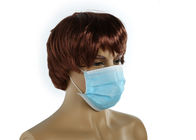 Masque protecteur jetable de couleur bleue avec la boucle élastique d'oreille, masque de bouche pour la protection