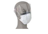 3 plis Earloop l'antibactérien jetable chirurgical de masque protecteur avec le bouclier en plastique clair