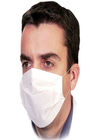 Masque médical jetable blanc à usage unique, masque chirurgical de preuve de la poussière jetable