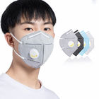 4 masque de poussière adulte se pliant vertical de masque de la protection N95 de couche FFP2 avec la valve
