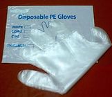 Service de relief/doux de PE de catégorie comestible transparent jetable de gants de surface d'OEM