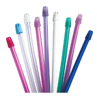 Astuces colorées et tubes de salive d'instrument dentaire dentaire jetable médical d'éjecteur