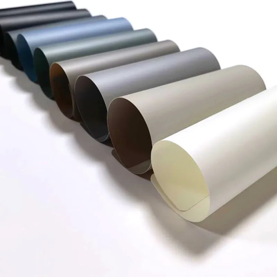 0.25mm Couleur solide haute brillante douce touche plastique PETG PET Tableaux de meubles Ruloir de film de protection pour la stratification