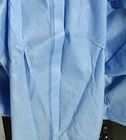 Robes médicales jetables bleues de couleur verte Liquide-résistantes