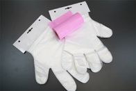 100 gants jetables de polyéthylène en plastique de paquet pour la manipulation des aliments