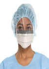 3 plis Earloop l'antibactérien jetable chirurgical de masque protecteur avec le bouclier en plastique clair