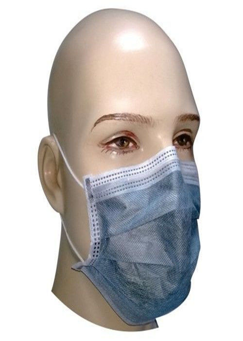 Masque médical jetable de filtre de carbone avec le morceau réglable élastique de nez d'Earloop