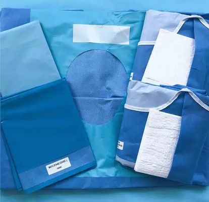 Pack de chirurgie antistatique en bleu/vert/blanc pour les fabricants OEM/ODM