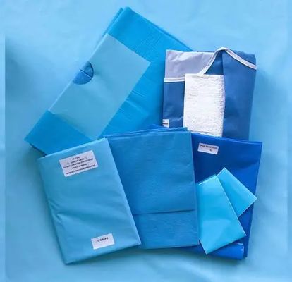 Stériles EO emballages chirurgicaux jetables Matériel médical Accessoires adaptés aux hôpitaux Cliniques et centres chirurgicaux