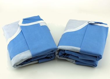 Robes jetables renforcées d'hôpital, anti robes jetables statiques d'examen