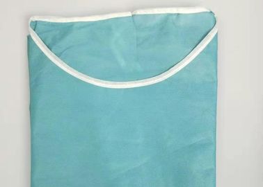 Couleur verte résistante liquide de longues de douilles de robe chirurgicale combinaisons jetables de sécurité