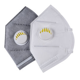 Couleur blanche pliant l'antibactérien de masque du respirateur FFP2 pour le lieu public